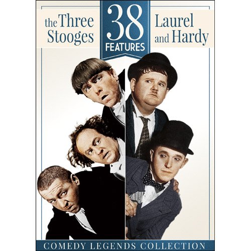 38 Features: The Three Stooges & Laurel and Hardy DVD -
