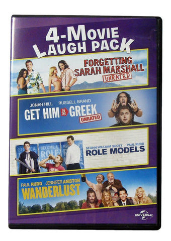 4-Movie Laugh Pack DVD - Wanderlust, Role Models, Forgetting sarah Marshall -