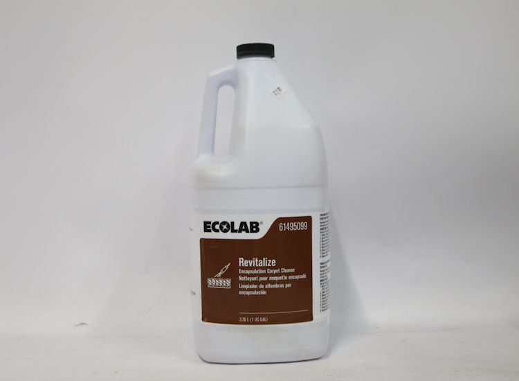 Ecolab 61495099 Revitalize 1 Gal. Encapsulation Carpet Cleaner -