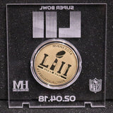 Philadelphia Eagles Super Bowl LII Champs Gold Coin Etched Acrylic -