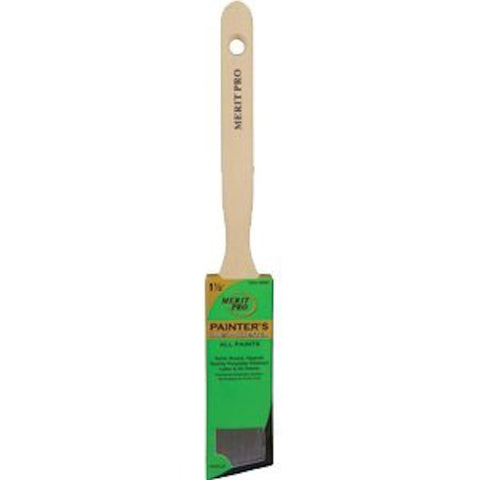 MERIT PRO 00081 1-1/2" Painter's Professional Angle Sash Brush -