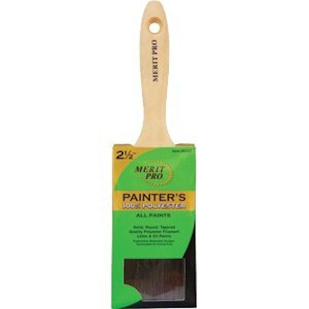 MERIT PRO 00347 2-1/2" Painter's Professional Beavertail Brush -