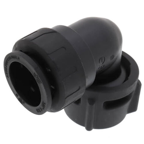 John Guest PSEI632836E ProLock 3/4" CTS x NPS ProLock Female Elbow, 2 Pack -