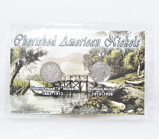 First Commemorative Mint Cherished American Nickels -