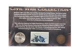 First Commemorative Mint Civil War Collection Quarter, Penny and Stamp -