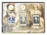 US Mint Important Faces of World War II Dollar and Stamp Collection -