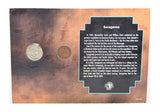 The Franklin Mint Tribute Native Americans 1927 Nickel 1901 Penny & 1954 Stamp -