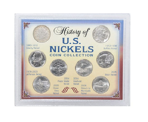 United State Mint History Of U.S. Nickels Coin Collection 1912-2006 -