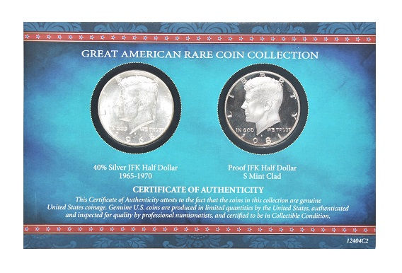 American Coin Treasure JFK Half Dollar 1965-1970 & Proof JFK Half Dollar S Mint -