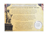 America's Rare 19th Century Liberty Seated Silver Quarter 1838-1891 w/ COA -