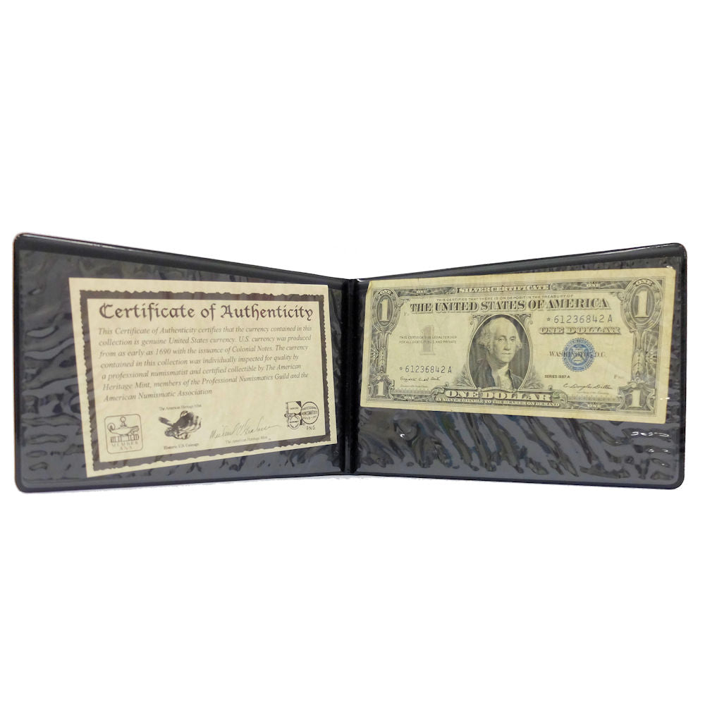 The American Heritage Mint Silver Certificate Dollar Bill Series 1957 A -