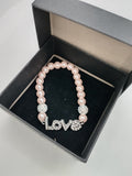 Wholesale Lot of Women's Hope, Love & Faith Pearl Bracelet Sets, 36 Sets -