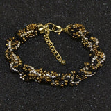 Lot of 25 Sets of Women's Handmade Long Braided Necklace & Bracelet -