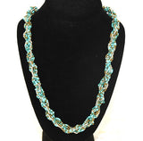 Lot of 25 Sets of Women's Handmade Long Braided Necklace & Bracelet -