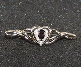Gold Coast Lot of 71 Pieces Women's Platinum Plated Garnet Heart Pins -