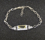 Gold Coast Lot of 50 Pieces of  Women's 14K Gold Plated Lemon Quartz Bracelet -