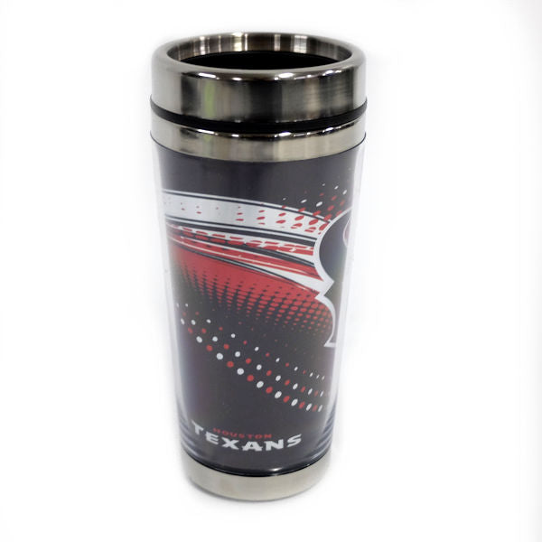 NFL Houston Texans Insulated Stainless Steel Coffee Tumbler 16 oz. -