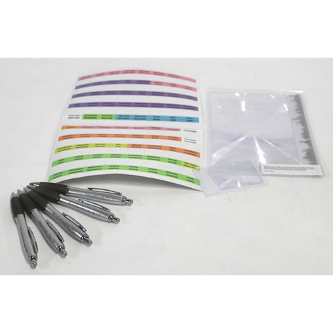 Bible Magnifier Set with Bible Indexing Tabs and Pens -