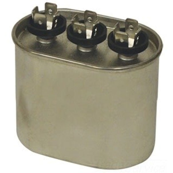 Mars 12969 Dual Motor Run Capacitor, 30/5 MFD, 370V, Oval -