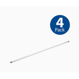 Utilitech 4 Pack 32W Equivalent Bright White T8 LED Tube Light Bulb NEW -