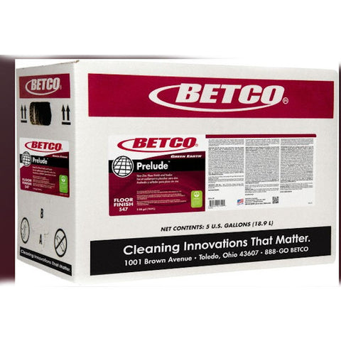 Betco Green Earth Prelude Cleaning Floor Finish and Sealer 5 GAL New Damaged Box -