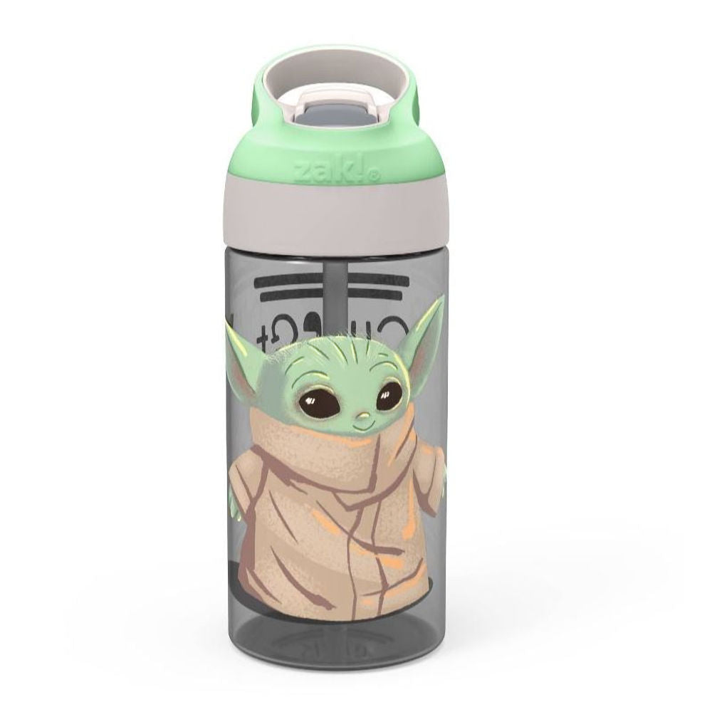 Star Wars Zak Designs Plastic Travel Water Bottle for Kids, 17.5 Oz