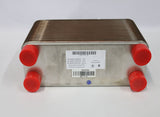 Triangle Tube 70 Plate, 1" Threaded TTP Brazed Plate Heat Exchanger (5" x 13") -