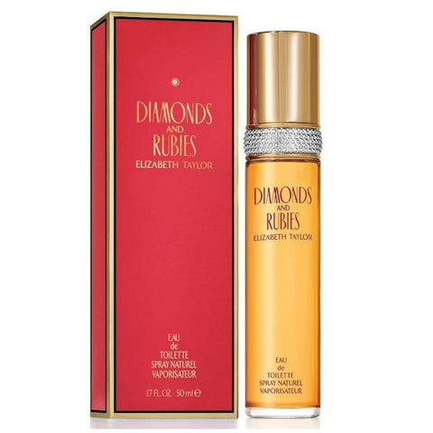 Diamonds and Rubies by Elizabeth Taylor for Women, Eau De Toilette Spray 1.7 oz -