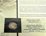 Morgan Mint Historical United States Coins Set: Roosevelt, Barber Dimes -