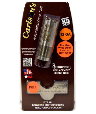 Carlson's 12GA Browning Invector Plus Flush Choke Tube Full - 19966 -