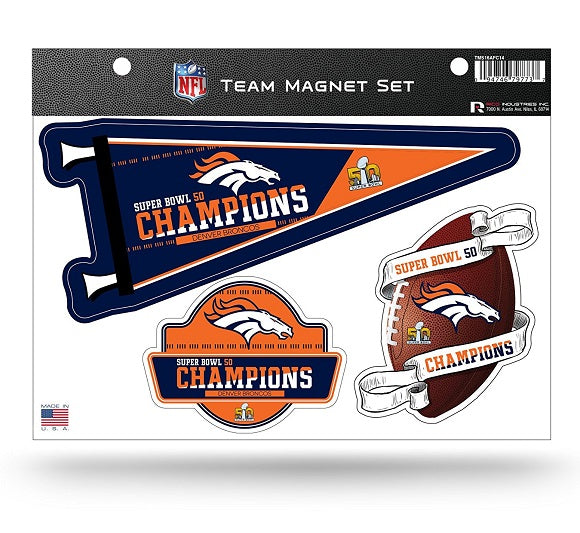 Rico NFL Denver Broncos Team Magnet Set -