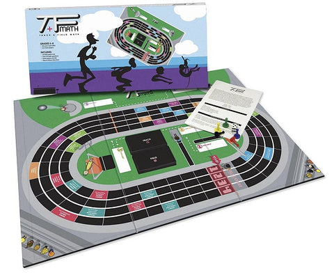 Track and Field Math Board Game -