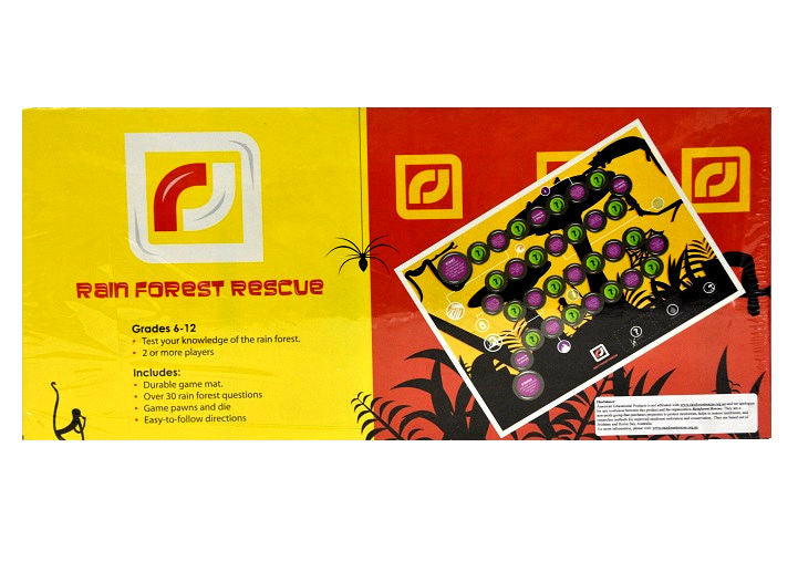 Rain Forest Rescue Board Game Grades 6-12 -