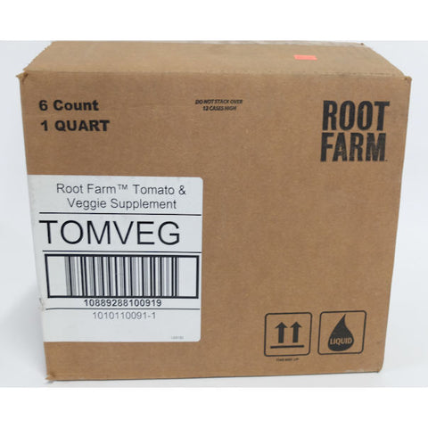 Case of 6-Tomato & Veggie Supplement -Liquid Nutrient for Hydroponic Plants,1 QT -