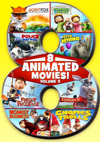 8 Animated Movies!, Vol 3 DVD -