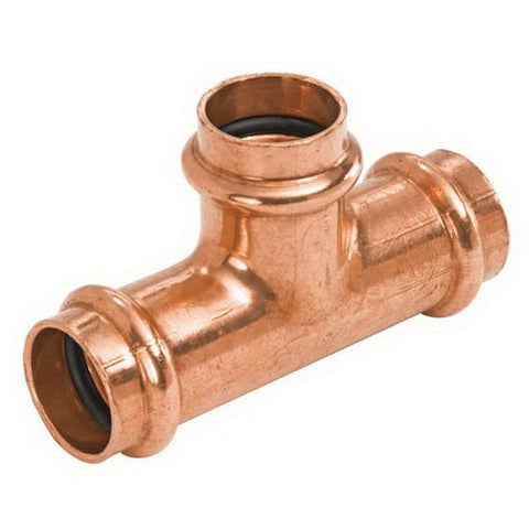 NIBCO Press System 3" x 2-1/2" x 2" Wrot Copper Press Tee -