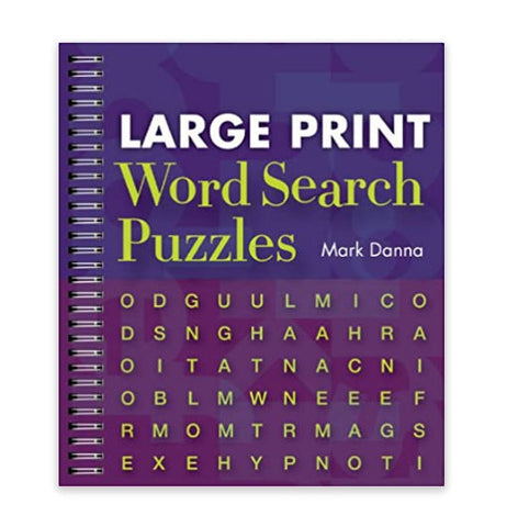 Large Print Word Search Puzzles by Mark Danna -