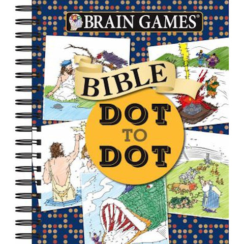 Brain Games - Bible Dot to Dot (Brain Games - Dot to Dot) Spiral-bound -