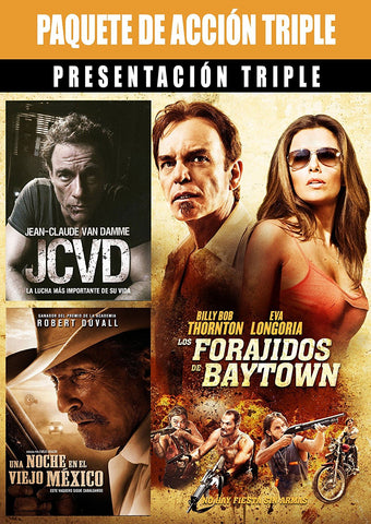 Paquete De Accion Triple Action-Triple Feature DVD (Spanish) -