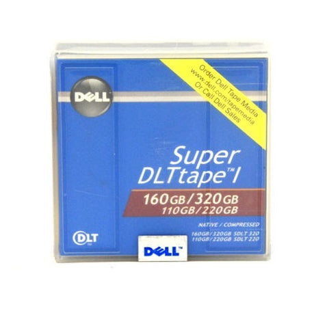 9W085 Genuine OEM Dell SDLT Tape Media Single Cartridge 160/320GB S-DLT -