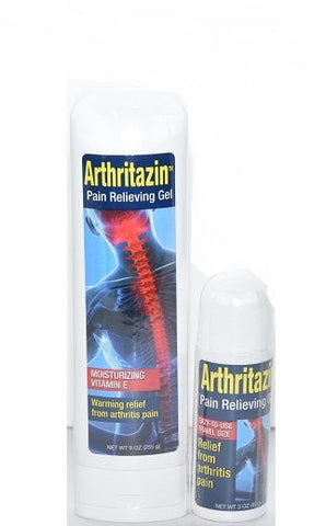 Arthritazin Set of Two Relieving Gel Moisturizing Arthritis Pain Relief -