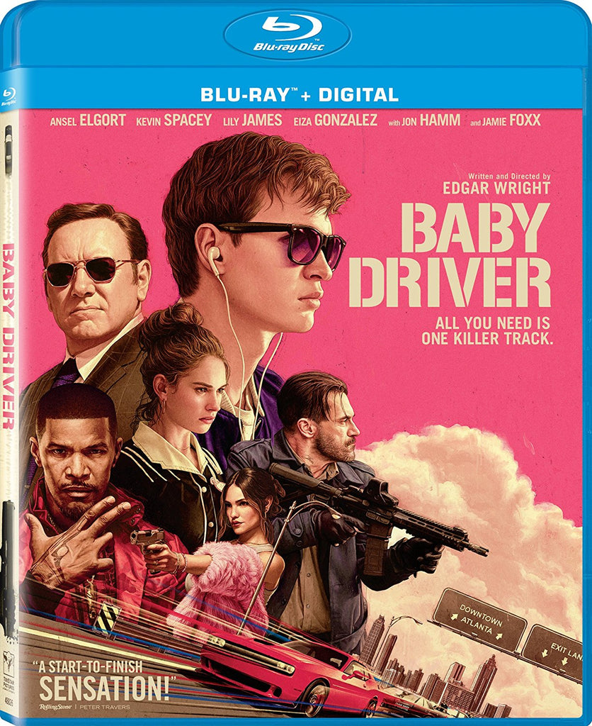 Baby Driver Blu-Ray Ansel Elgort, Lily James -