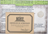 First Commemorative Mint 20TH Century Barber Silver Quarter 1900-1916 -