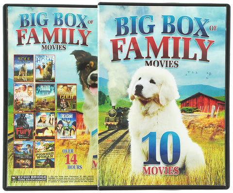 10-Big Box of Family Movies DVD Box Set Sam Elliott, Jerry O'Connell -