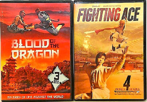 Blood of the Dragon/Militat Eagle/Fighting Ace/The Crippled Master DVD -