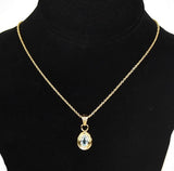 Lot of 176 Pieces of Women's Genuine Blue Topaz Pendant & Necklace -