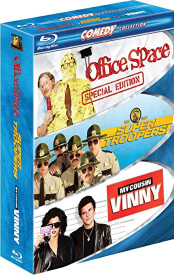 Comedy 3-Pack Blu-Ray - Office Space, Super Troopers, My Cousin Vinny -