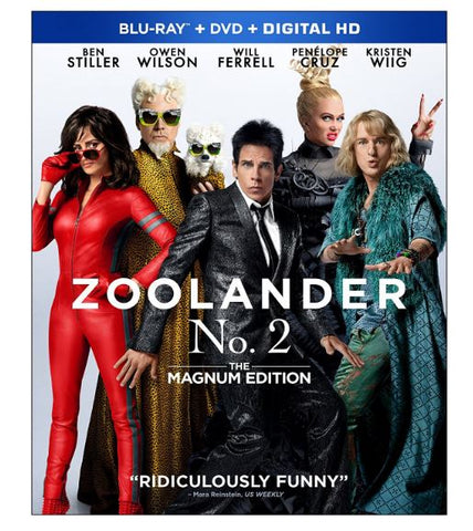 Zoolander No. 2: The Magnum Edition Blu-ray -