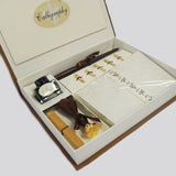 Deluxe Calligraphy Stamp and Card Set -