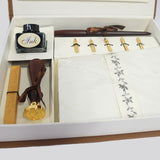 Deluxe Calligraphy Stamp and Card Set -